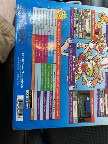 FACTORY SEALED Reader Rabbit 3 The Learning Company Big Box Vintage MACINTOSH - Picture 8 of 10