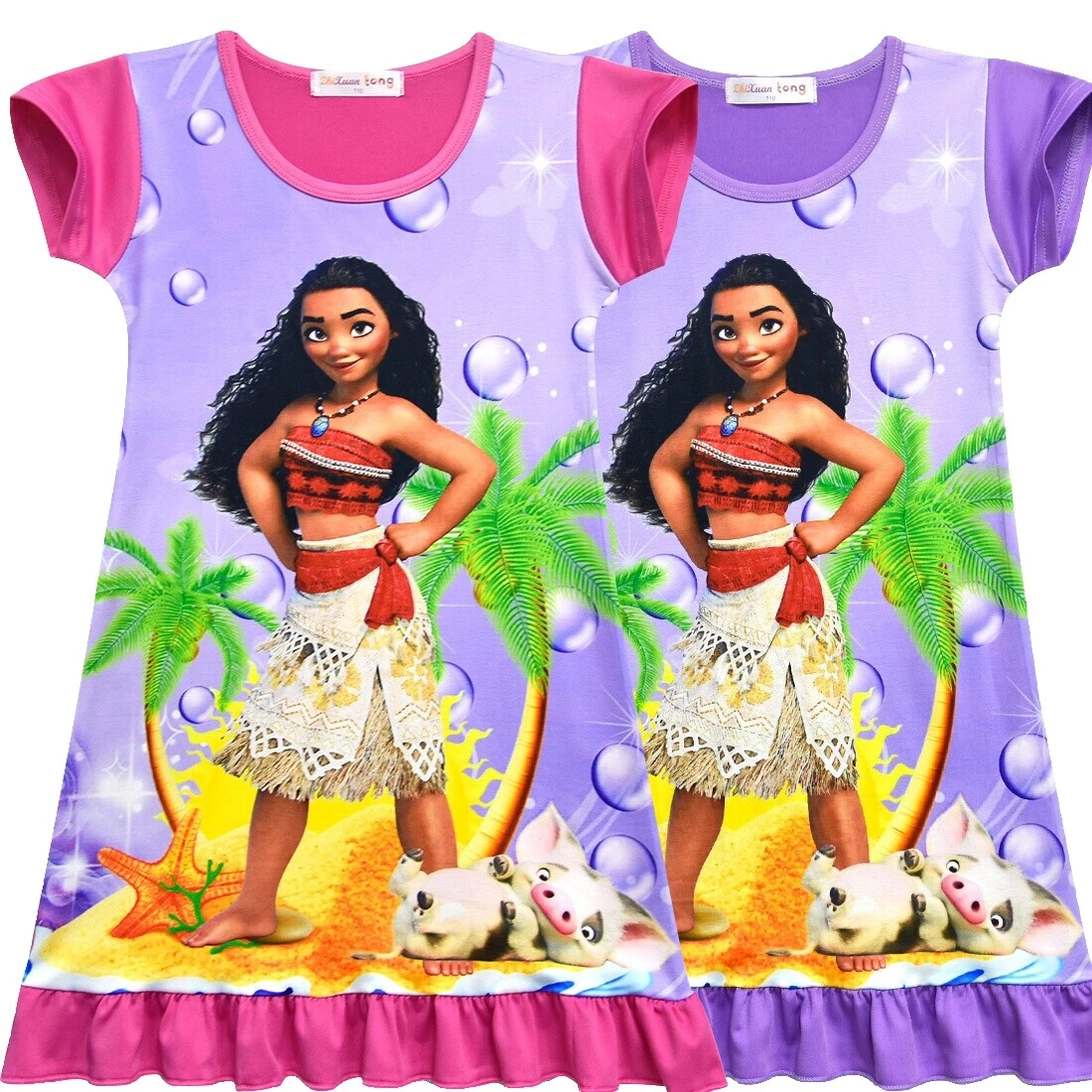 Moana Vestidos De Navidad Para Niñas