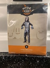 Hyde And Seek,X-Ray Skeleton kids costume size Small 4-7.NIP