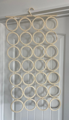 IKEA Komplement 603.872.11 Multi-Use Hanger White Scarf Tie Belt Organizer