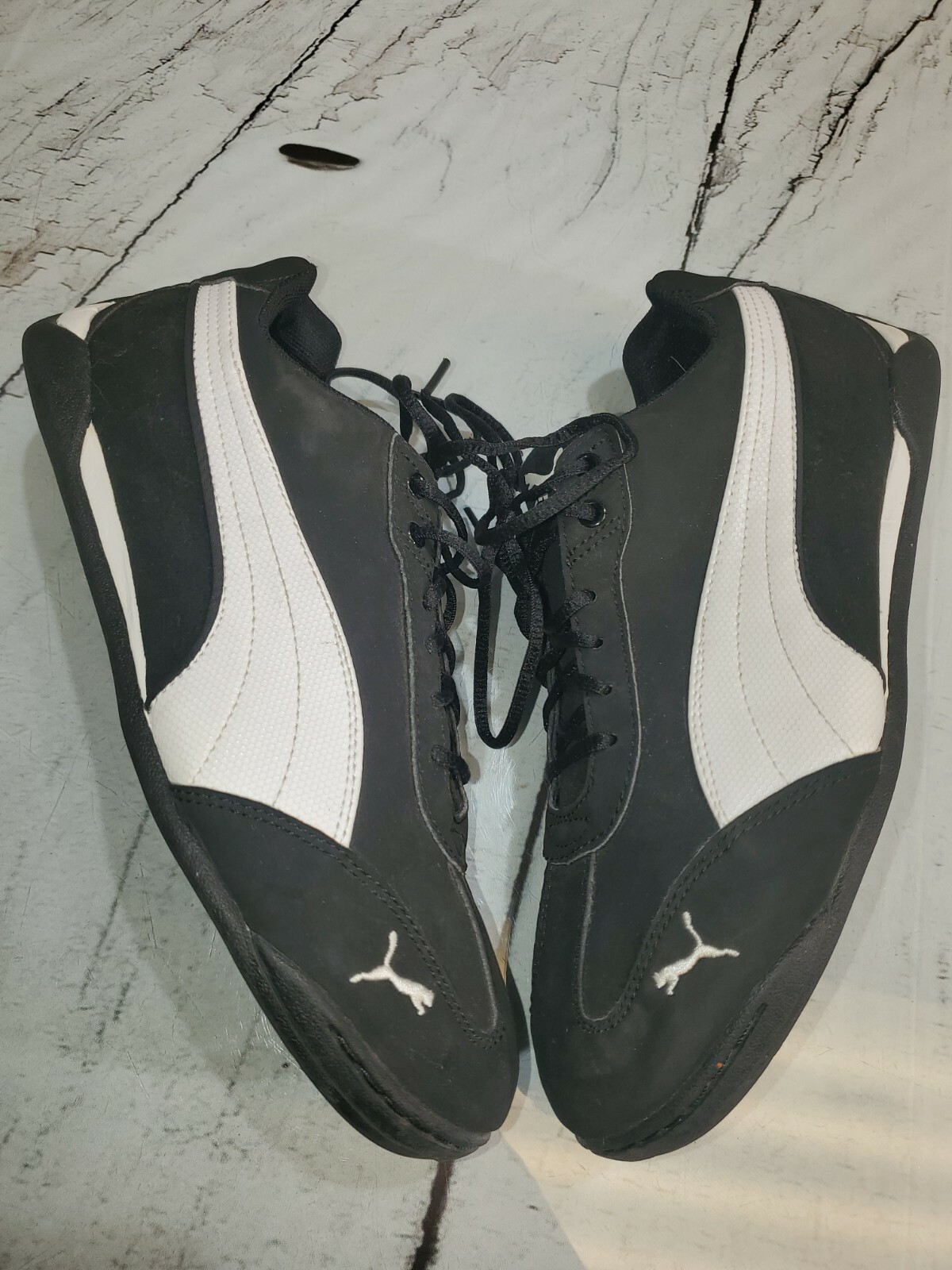 Mens Puma Leather Athletic Active Running Sneaker Aho… Gem