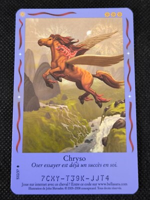* Bella Sara * Magical Friends * Holo Karte * Chryso S10/37 * Rare * FR *