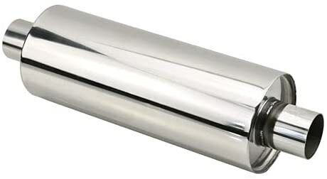2'' ID/OD Exhaust Muffler Universal Resonator 16" Length Straight Resonator - Picture 5 of 7