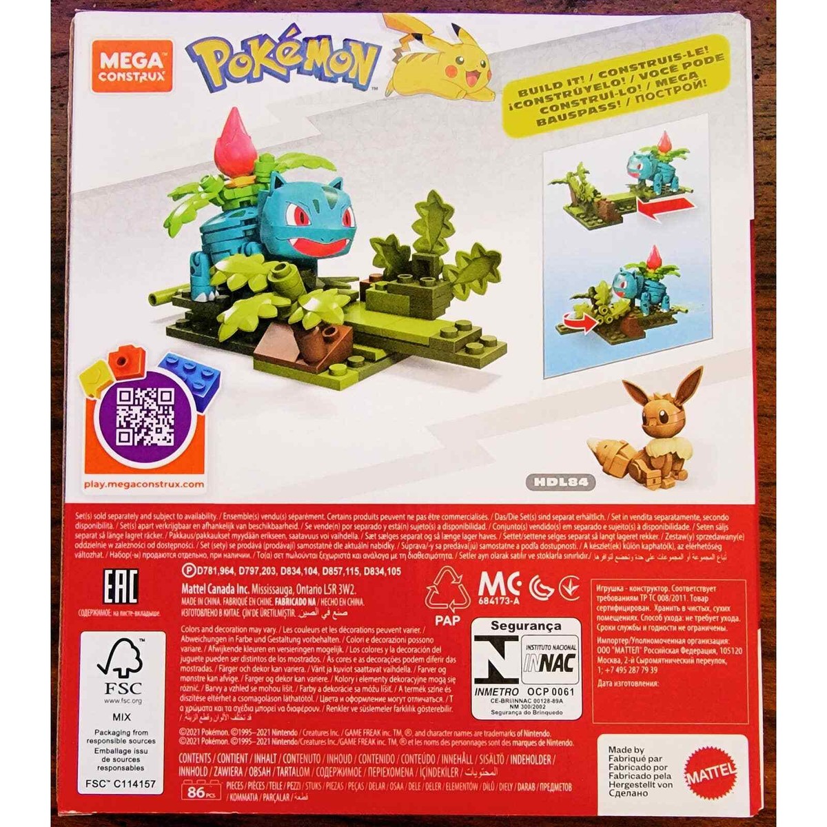 Mega Construx Pokemon Ivysaur - Mattel : : Brinquedos