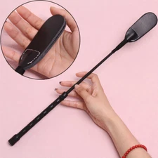 BDSM Riding Crop Leather Spanking Whip for Erotic Play Roleplay Discipline BDSM
