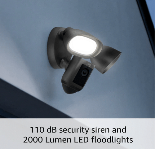 Ring Floodlight Cam Wired Pro with Bird’s Eye View and 3D Motion Detection - Picture 2 of 12