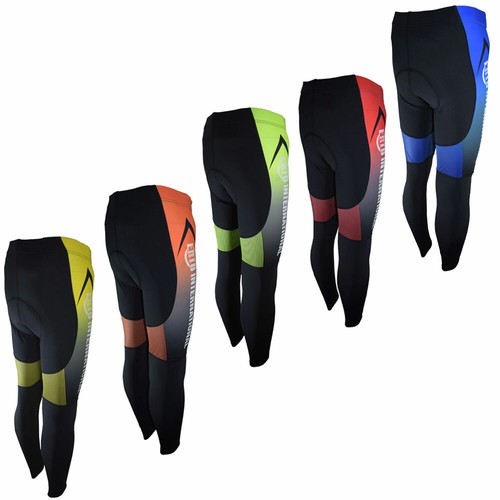 Collant Termico Da Uomo Ciclismo Pantaloni Lunghi Imbottito Cerniera  Leggings BICI usura a freddo | eBay
