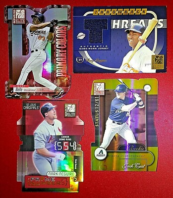 2001 Donruss Elite Primary Colors Die-Cut Status Throwback Threads Gwynn Belle 