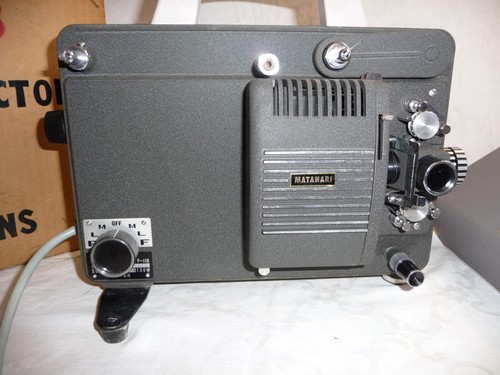 Cine film projector MATAHARI P-116 8mm just serviced, lead & box made in JAPAN - Picture 4 of 4