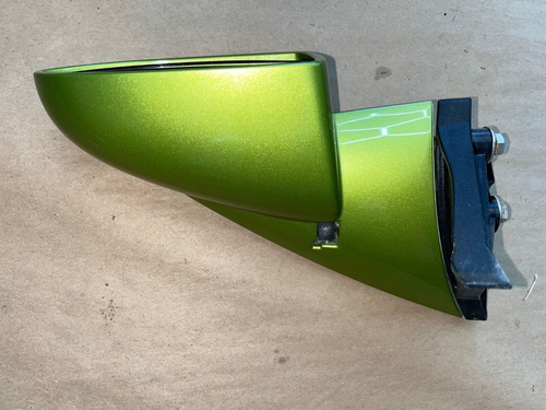 SEA DOO SEADOO 2005 05 RXT 4-TEC LH (PORT) MIRROR & MOUNT BRACKET APPLE GREEN - Picture 5 of 6