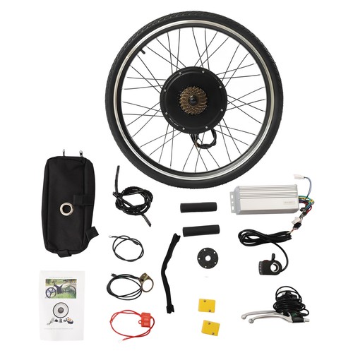 26" Rear Wheel 48V 1000W Electric Bicycle EBike Conversion Kit Hub Motor Cycling - Picture 7 of 16