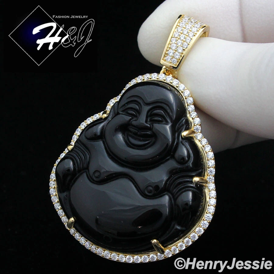 Onyx buddha pendant discount