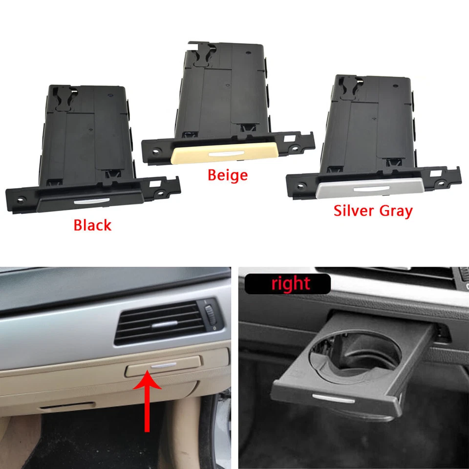 Portavasos delantero derecho apto para BMW 328i xDrive E90 E91 E92 2009 2010 2011 Foto 2 de 2