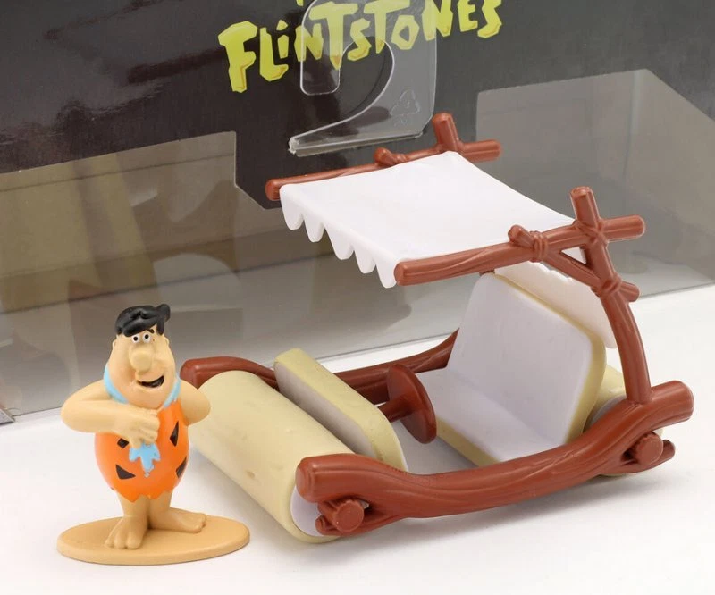THE FLINTSTONES - Fred Figure & Flintmobile - JADA 1:32 - Immagine 3 di 4
