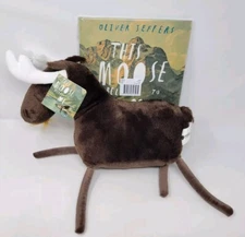 Oliver Jeffers 'This Moose Belongs To Me' Book & Moose Plush Childrens Gift Set