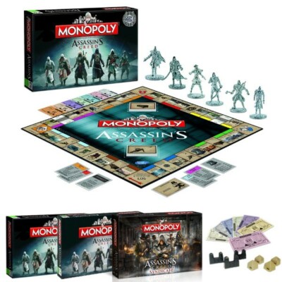 Assassin's Creed Monopoly Spiel Brettspiel Gesellschaftsspiel Board Game NEU