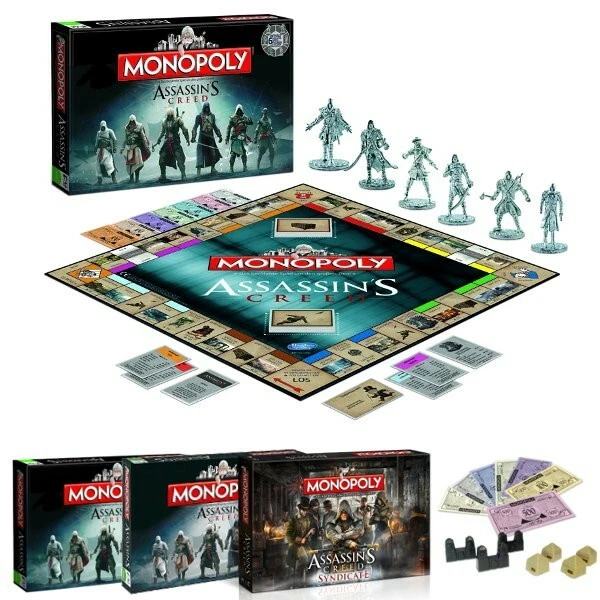 Assassins Creed Monopoly Spiel Brettspiel Gesellschaftsspiel Board Game - Bild 1 von 1