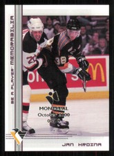 2000-01 BAP Memorabilia Montreal Olympic Stadium Show #216 Jan Hrdina /10