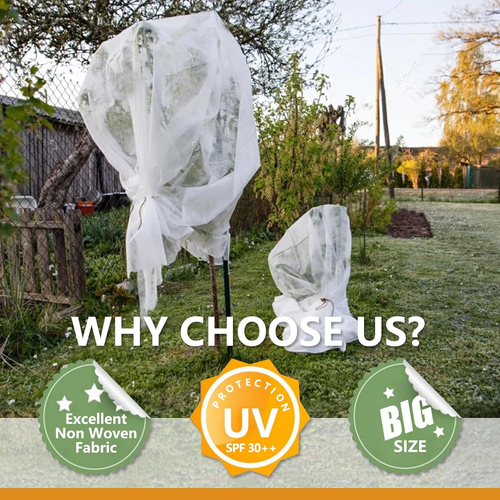 Plant Covers Freeze Protection Blankets 10Ft X 30Ft Reusable Floating Row Cover - Picture 5 of 12