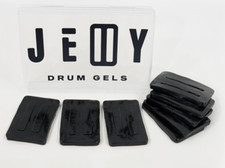 JELLY Drum Gels, Drum Damper Pads 8pc Pack - BLACK