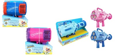 Seifenblasenpistole Maschine Blaster Spielzeug Kinder Outdoor Spaß Elektrisch Light Blow Bazooka Fun
