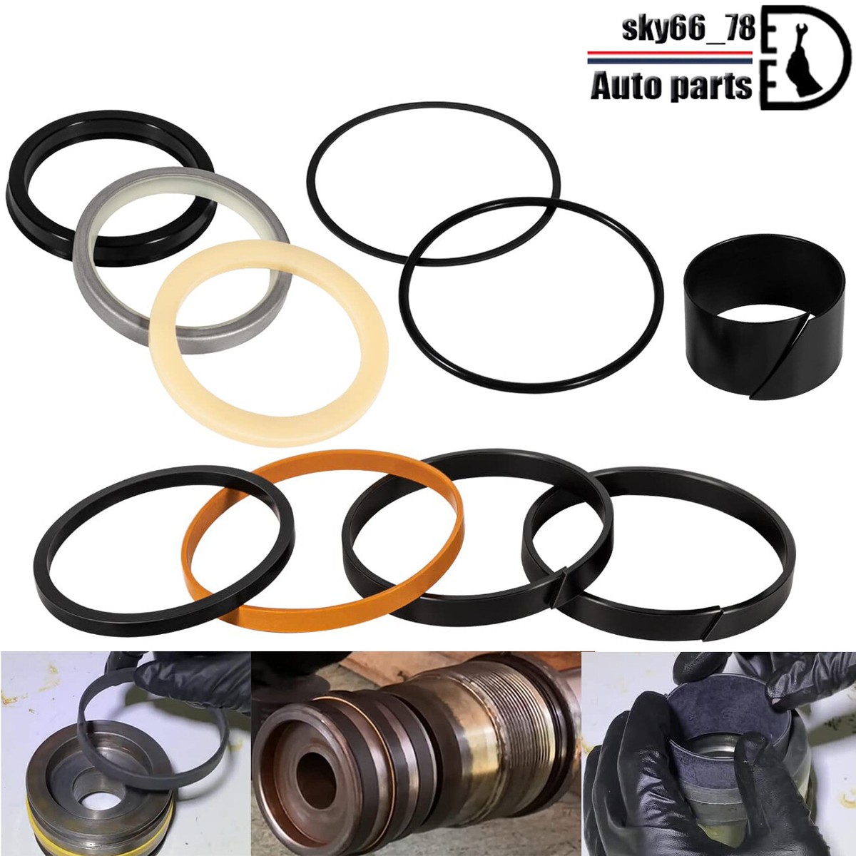 G109504 Hydraulic Cylinder Seal Kit for Case 580D 580SE Backhoe