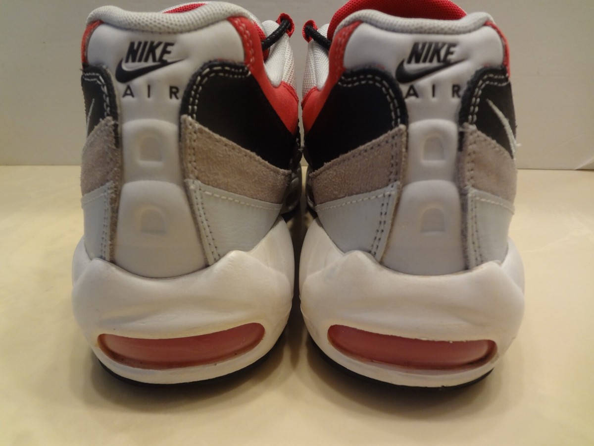 Size 9 - Nike Air Max 95 University Red /Black/White-Grey