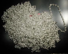 100 ft STAINLESS Steel Jack Chain #16  Single Twisted Working Load Limit 10 LBS