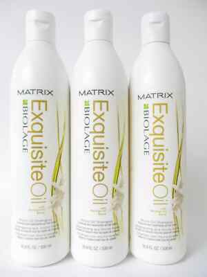 Matrix Biolage Exquisite Oil Micro Oil Shampoo 16.9 oz ( Pack of 3 )