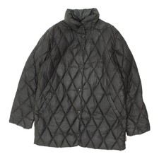 Moncler Womens Black Puffer Coat | Vintage Designer High End Padded Jacket Vtg