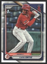Capri Ortiz #BP-73 2024 Bowman Prospects Los Angeles Angels