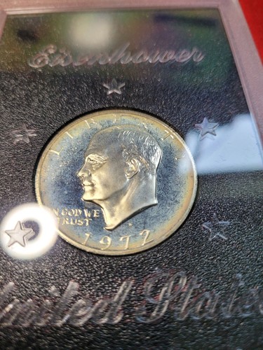 1972-S 40% Proof & Unc Silver Eisenhower U.S. Dollar’s * Toning * Two Coins - Picture 10 of 19