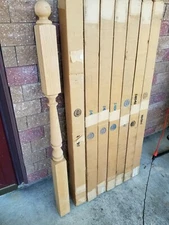 Coffman 3" x 53.5" Oak Newel Posts - Traditional Series - C-4545 BT