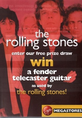 Rolling Stones Win A Fender Telecaster Guitar As Used By the Rolling Stones