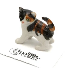 Little Critterz - Calico Kitten "Holly" LC936 - Mini Porcelain Animal in Box