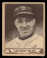 1940 PLAY BALL LYNN NELSON 135a VG SAVE THESE CARDS BASEBALL DETROIT TIGERS