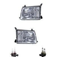 Halogen Scheinwerfer Set HB4/HB3 FüR Toyota Land Cruiser 100 Inklusive Lampen