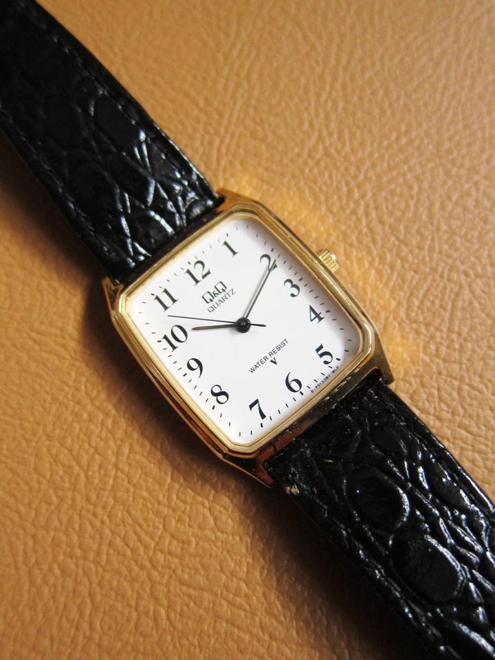 Q&Q (Citizen) Men’s Rectangular Quartz Watch w/ White Dial - Image 3 of 4