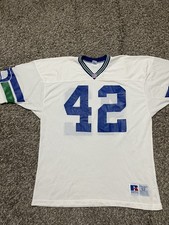 VINTAGE AUTHENTIC SEAHAWKS Chris Warren Russell Athletic PRO LINE SIZE 52