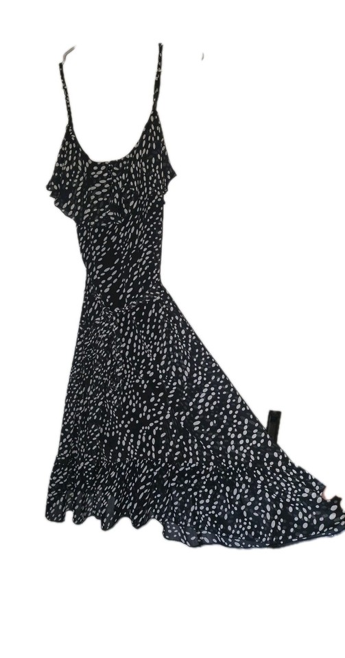 Black & White Spotted Sun Dress Size 10Aus/10Uk/ 8Usa