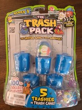 The Trash Pack Series 3 5 Pack Trashies In Trash Cans Moose Toys 2011 Read