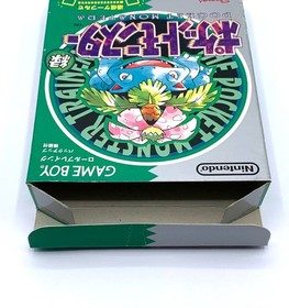 Pokemon Green ver. Nintendo Gameboy GB Japanese Cartridge Cleaned Game boy