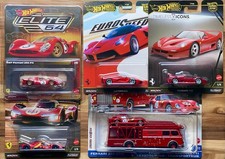 Lotto 5 499P Hot Wheels Premium Ferrari 2025 - LaFerrari - F50 - 250 GTO - 330P