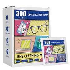 Pre-Moistened Lens Cleaning Wipes, Cleaning Wipes for Glasses, Computer Lap...
