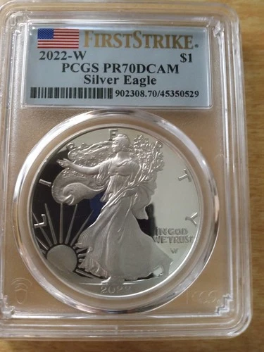 2022-W Proof American Silver Eagle PCGS PR70 DCAM First Strike