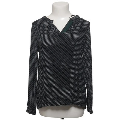 Sa.Hara Blue, Bluse, Größe: S, Schwarz/Grün/Weiß, Elasthan/Viskose #SeY
