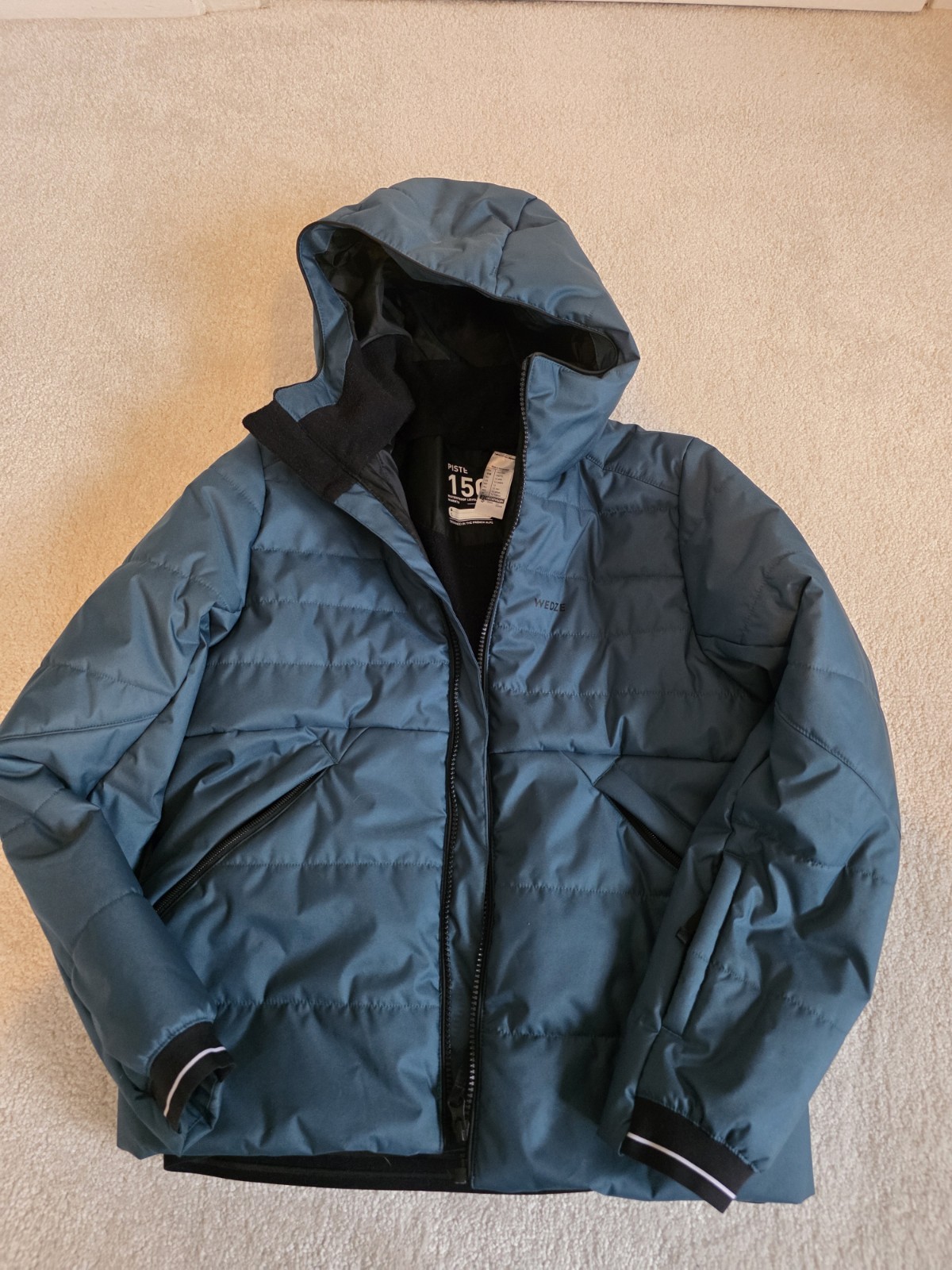 Decathlon Boys' Ski Jacket 12 Years - Tourquise Green Waterproof