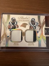 2025 Flawless Dual Diamond Patch Bryce Young Xavier Legette Panthers /25