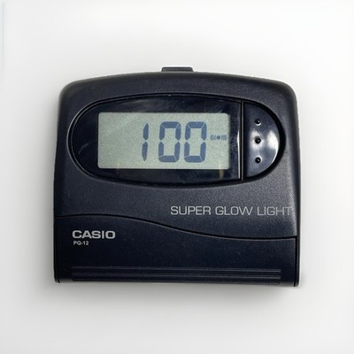 CASIO PQ-12 Reisewecker - LCD-Display - guter Zustand