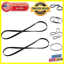 2PCS 270MM Rubber Turntable Belts for Noise-Free Retro Vinyl Record Players